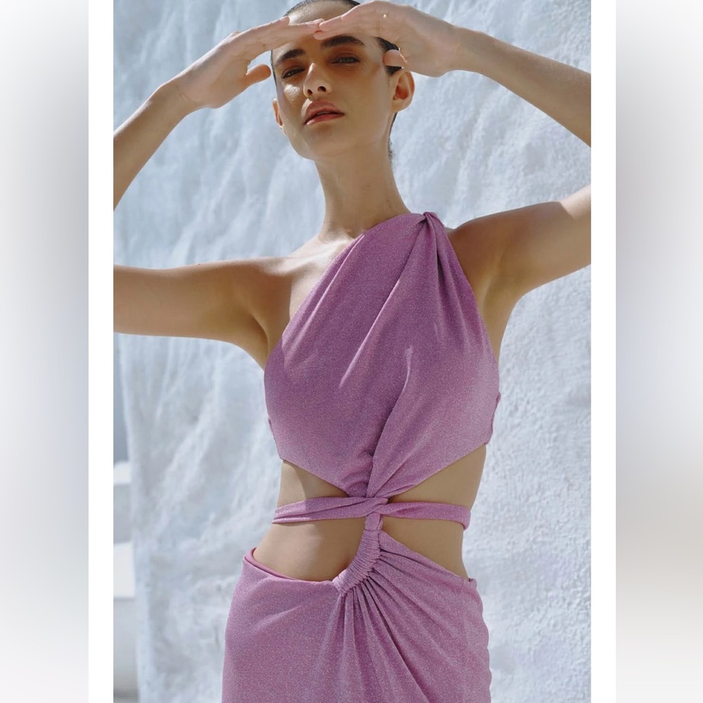 BAOBAB PINK LIRIO SHIMMERY LUADA DRESS - Picture 3 of 7
